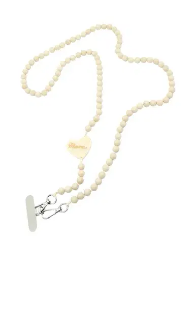 Solar Eclipse Hand-Painted Mama Heart Crossbody Phone Chain | Thumbnail 1