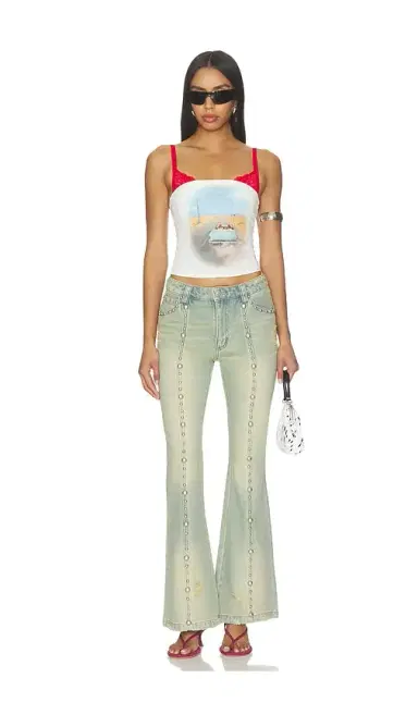Markgong Loveride Retro Print Tube Top | Thumbnail 4