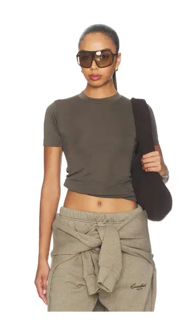 Fear of God Essentials Fitted Short Sleeve Tee | Thumbnail 1 Fear of God Essentials Fitted Short Sleeve Tee | Thumbnail 1