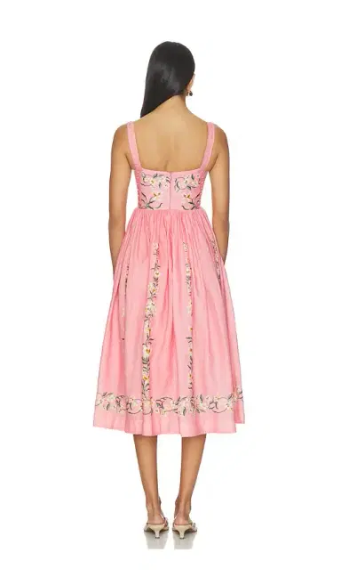 Agua by Agua Bendita Mielero Midi Dress | Thumbnail 3