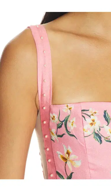 Agua by Agua Bendita Mielero Midi Dress | Thumbnail 4