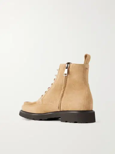 Canali Suede Lace-Up Boots - Men | Thumbnail 4 Canali Suede Lace-Up Boots - Men | Thumbnail 4