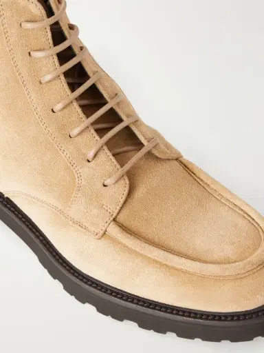 Canali Suede Lace-Up Boots - Men | Thumbnail 5 Canali Suede Lace-Up Boots - Men | Thumbnail 5