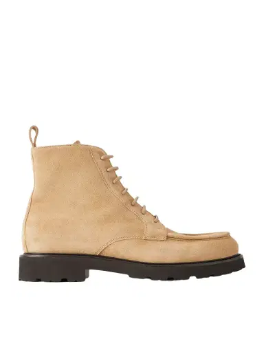 Canali Suede Lace-Up Boots - Men | Thumbnail 1 Canali Suede Lace-Up Boots - Men | Thumbnail 1