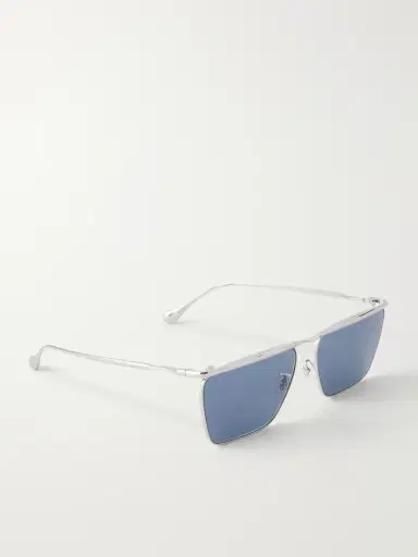 Oliver Peoples Jil Sander Edition 2 Aviator-Style Silver-Tone Metal Sunglasses - Men | Thumbnail 4 Oliver Peoples Jil Sander Edition 2 Aviator-Style Silver-Tone Metal Sunglasses - Men | Thumbnail 4