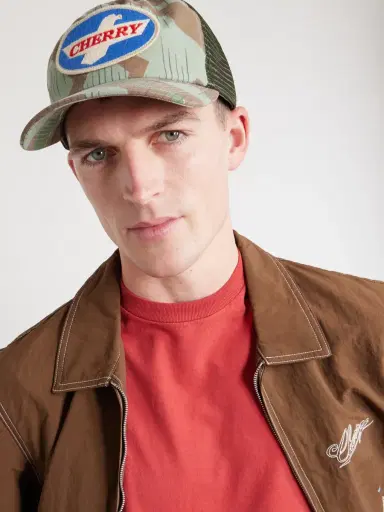 Cherry Los Angeles Eagle Logo-Appliquéd Canvas and Mesh Baseball Cap - Men | Thumbnail 2 Cherry Los Angeles Eagle Logo-Appliquéd Canvas and Mesh Baseball Cap - Men | Thumbnail 2