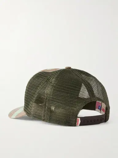 Cherry Los Angeles Eagle Logo-Appliquéd Canvas and Mesh Baseball Cap - Men | Thumbnail 4 Cherry Los Angeles Eagle Logo-Appliquéd Canvas and Mesh Baseball Cap - Men | Thumbnail 4