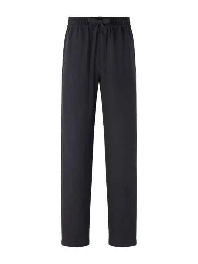 Saman Amel Straight-Leg Silk Trousers - Men