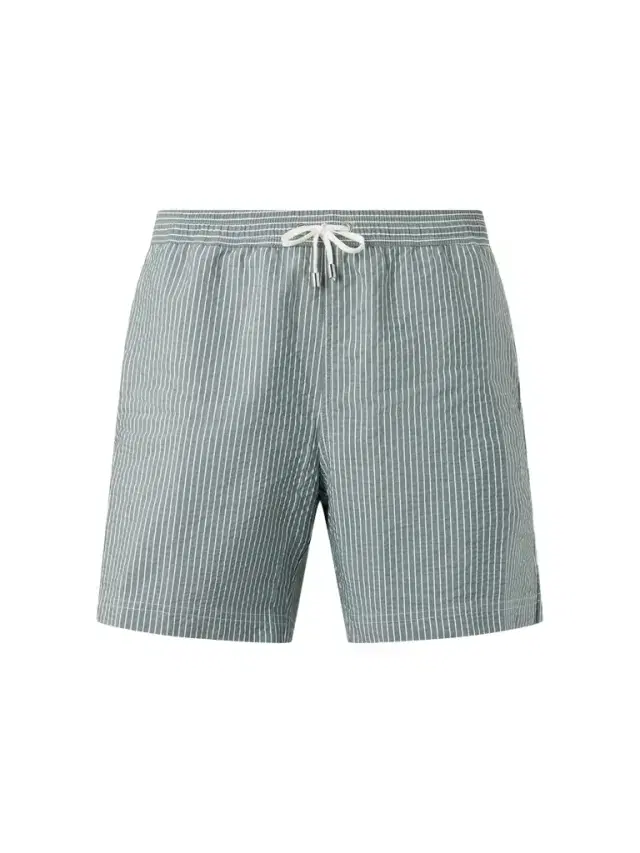 Sunspel Straight-Leg Striped Swim Shorts - Men
