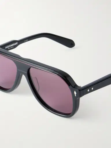 Jacques Marie Mage Rocky Mountain Featherbed Teewinot Aviator-Style Acetate Sunglasses - Men | Thumbnail 3