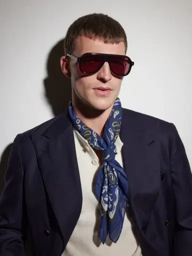 Jacques Marie Mage Rocky Mountain Featherbed Teewinot Aviator-Style Acetate Sunglasses - Men | Thumbnail 5
