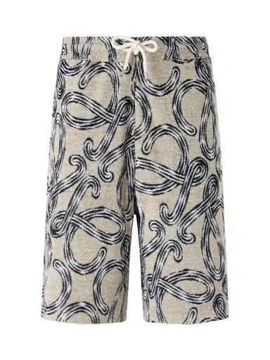 Loewe Paula's Ibiza Straight-Leg Printed Cotton-Blend Shorts - Men | Thumbnail 1 Loewe Paula's Ibiza Straight-Leg Printed Cotton-Blend Shorts - Men | Thumbnail 1