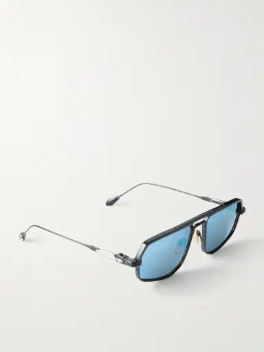 Jacques Marie Mage Kalispell Aviator-Style Titanium Sunglasses - Men | Thumbnail 4 Jacques Marie Mage Kalispell Aviator-Style Titanium Sunglasses - Men | Thumbnail 4