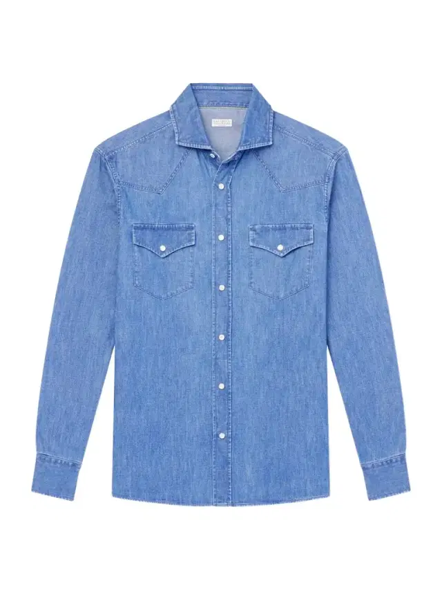 Brunello Cucinelli Denim Shirt - Men