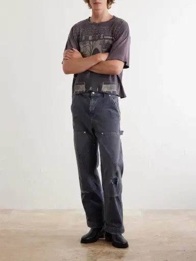 Enfants Riches Déprimés Straight-Leg Distressed Jeans - Men | Thumbnail 2 Enfants Riches Déprimés Straight-Leg Distressed Jeans - Men | Thumbnail 2