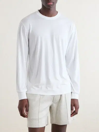 Tom Ford Lyocell and Cotton-Blend Jersey T-Shirt - Men | Thumbnail 3 Tom Ford Lyocell and Cotton-Blend Jersey T-Shirt - Men | Thumbnail 3