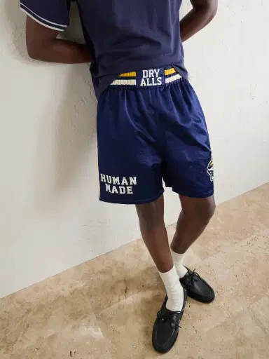 Human Made Straight-Leg Logo-Embroidered Cotton-Blend Shorts - Men | Thumbnail 5 Human Made Straight-Leg Logo-Embroidered Cotton-Blend Shorts - Men | Thumbnail 5
