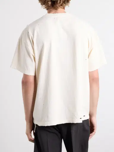 Satoshi Nakamoto Explicit Codex Logo-Print Distressed Cotton-Jersey T-Shirt - Men | Thumbnail 4 Satoshi Nakamoto Explicit Codex Logo-Print Distressed Cotton-Jersey T-Shirt - Men | Thumbnail 4
