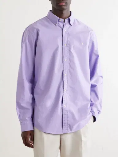 Polo Ralph Lauren Logo-Embroidered Cotton Shirt - Men | Thumbnail 3 Polo Ralph Lauren Logo-Embroidered Cotton Shirt - Men | Thumbnail 3