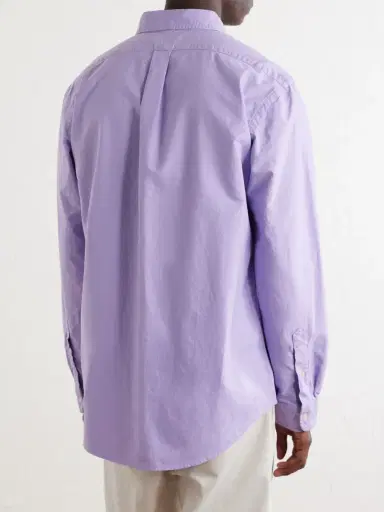 Polo Ralph Lauren Logo-Embroidered Cotton Shirt - Men | Thumbnail 4 Polo Ralph Lauren Logo-Embroidered Cotton Shirt - Men | Thumbnail 4