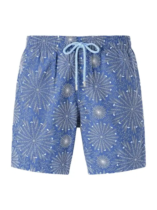 Vilebrequin Mistral Embroidered Straight-Leg Swim Shorts - Men