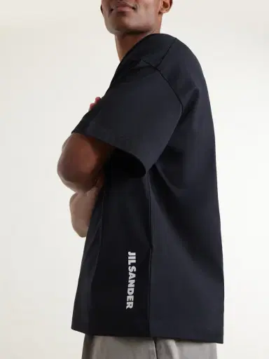 Jil Sander Logo-Print Cotton-Jersey T-Shirt - Men | Thumbnail 5 Jil Sander Logo-Print Cotton-Jersey T-Shirt - Men | Thumbnail 5