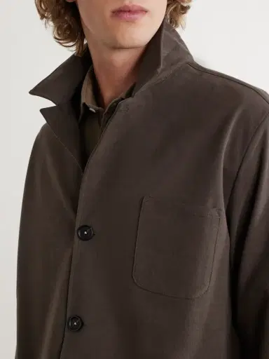 Massimo Alba Florida Cotton-Blend Moleskin Overshirt - Men | Thumbnail 5 Massimo Alba Florida Cotton-Blend Moleskin Overshirt - Men | Thumbnail 5