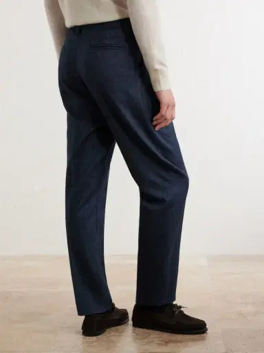 Massimo Alba Stan Straight-Leg Pleated Cotton Trousers - Men | Thumbnail 4