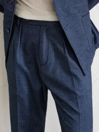Massimo Alba Stan Straight-Leg Pleated Cotton Trousers - Men | Thumbnail 5
