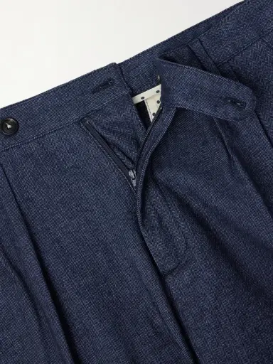 Massimo Alba Stan Straight-Leg Pleated Cotton Trousers - Men | Thumbnail 6
