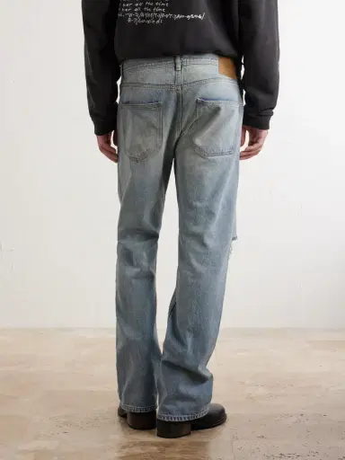Enfants Riches Déprimés Flared Distressed Jeans - Men | Thumbnail 4 Enfants Riches Déprimés Flared Distressed Jeans - Men | Thumbnail 4