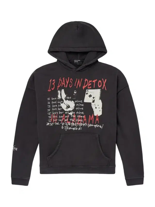 13 Days In Detox Printed Cotton-Jersey Hoodie - Men