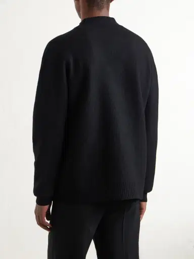 Jil Sander Boiled Wool Sweater - Men | Thumbnail 4 Jil Sander Boiled Wool Sweater - Men | Thumbnail 4