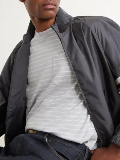 Thom Browne Striped Cotton Jersey T-Shirt - Men | Thumbnail 5