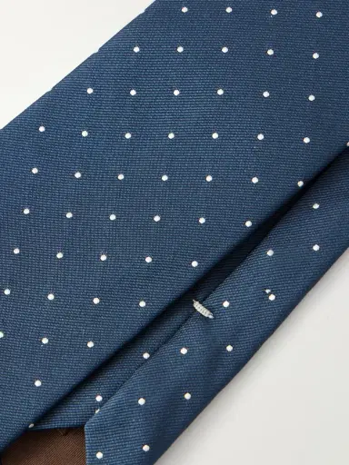 Canali 8cm Polka-Dot Silk-Twill Tie - Men | Thumbnail 4