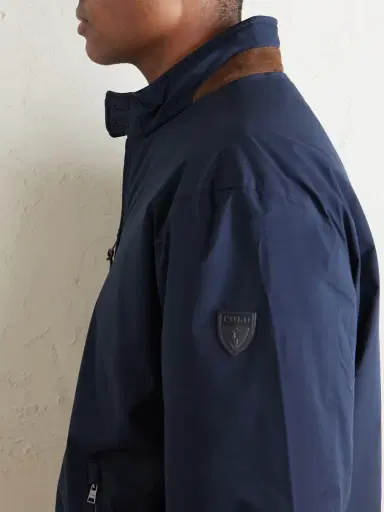 Polo Ralph Lauren Leather and Suede-Trimmed Gabardine Jacket - Men | Thumbnail 5