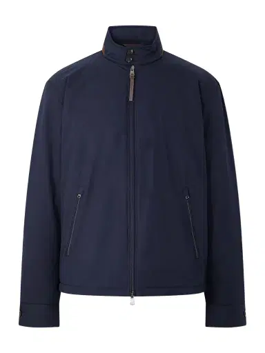 Polo Ralph Lauren Leather and Suede-Trimmed Gabardine Jacket - Men | Thumbnail 1