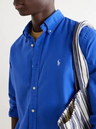 Polo Ralph Lauren Logo-Embroidered Cotton Shirt - Men | Thumbnail 5 Polo Ralph Lauren Logo-Embroidered Cotton Shirt - Men | Thumbnail 5