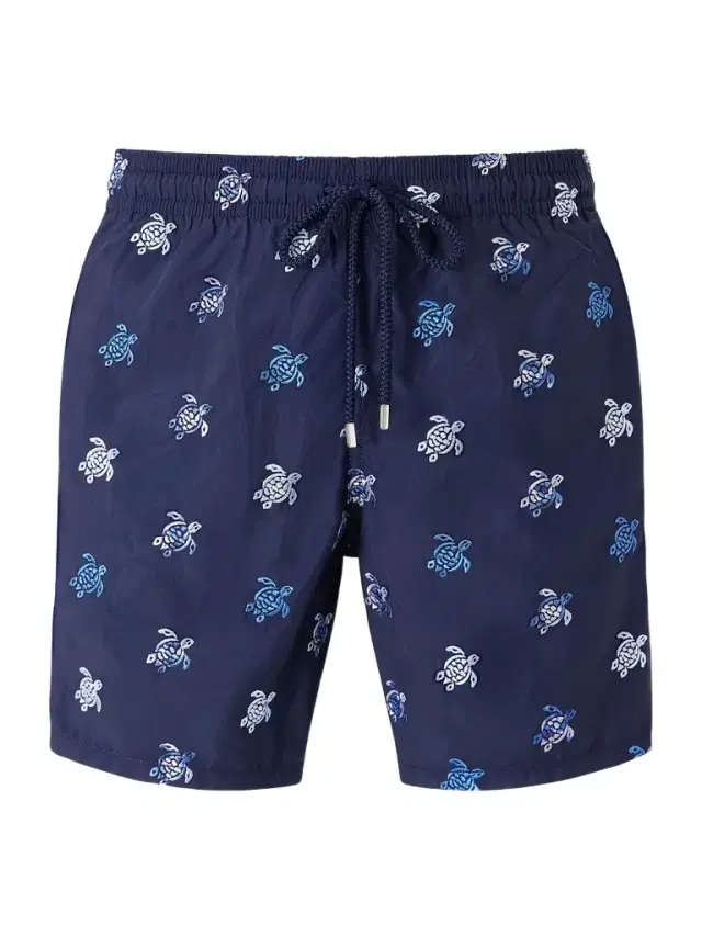 Vilebrequin Mistral Embroidered Straight-Leg Swim Shorts - Men