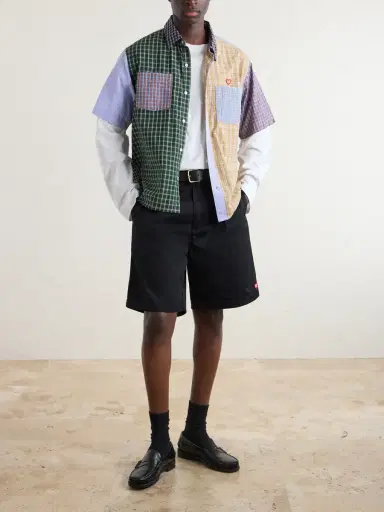 Human Made Logo-Appliquéd Checked Cotton Shirt - Men | Thumbnail 2 Human Made Logo-Appliquéd Checked Cotton Shirt - Men | Thumbnail 2