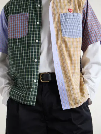 Human Made Logo-Appliquéd Checked Cotton Shirt - Men | Thumbnail 6 Human Made Logo-Appliquéd Checked Cotton Shirt - Men | Thumbnail 6
