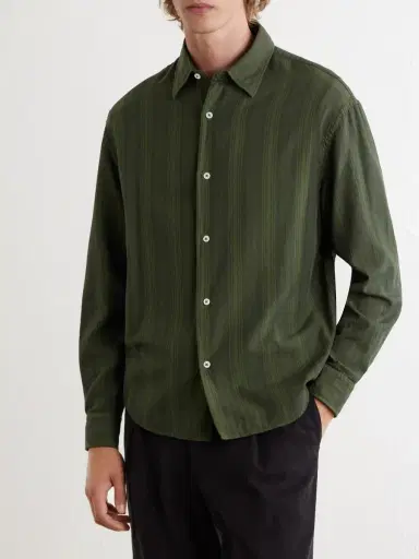 Massimo Alba Cotton Overshirt - Men | Thumbnail 3