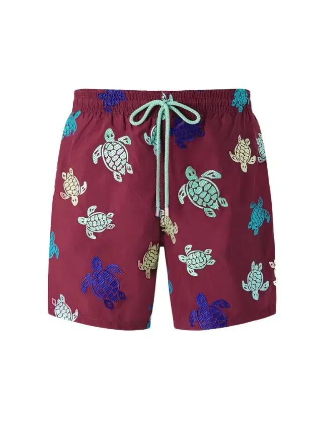 Vilebrequin Mistral Embroidered Straight-Leg Swim Shorts - Men