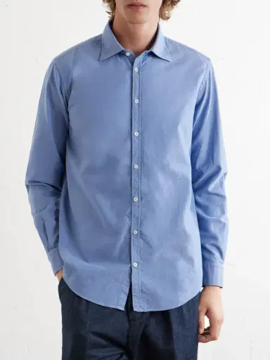 Massimo Alba Genova Cotton-Chambray Shirt - Men | Thumbnail 3