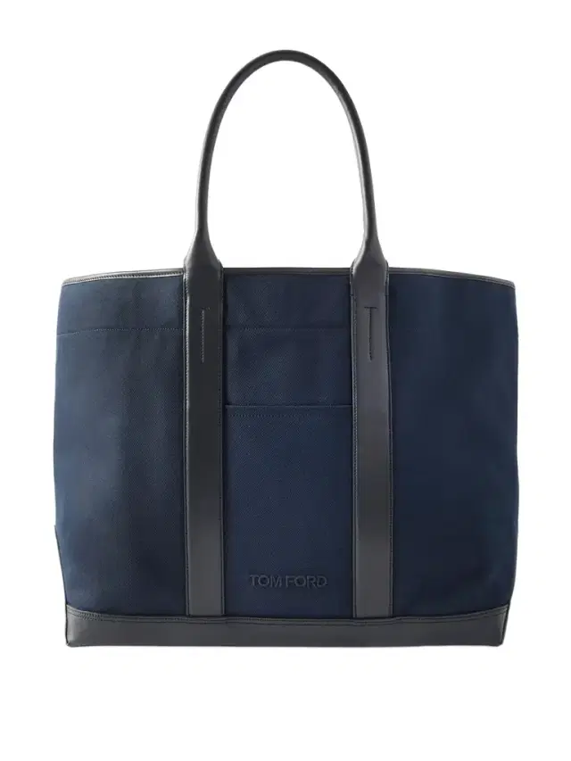 Tom Ford Leather-Trimmed Canvas Weekend Bag - Men