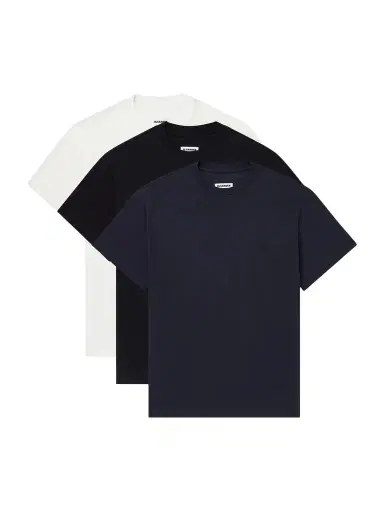 Jil Sander Three-Pack Logo-Appliquéd Cotton-Jersey T-Shirts - Men | Thumbnail 1 Jil Sander Three-Pack Logo-Appliquéd Cotton-Jersey T-Shirts - Men | Thumbnail 1