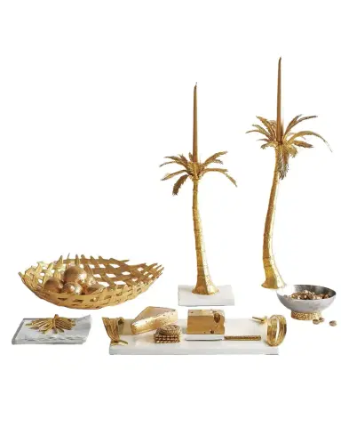 Michael Aram Mixed Palm Candleholders, 2-Piece Set | Thumbnail 1