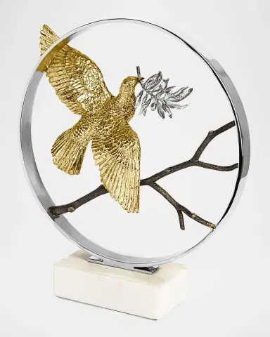 Michael Aram Dove 14" Moon Gate Sculpture | Thumbnail 2