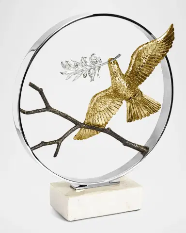 Michael Aram Dove 14" Moon Gate Sculpture | Thumbnail 3