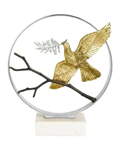 Michael Aram Dove 14" Moon Gate Sculpture | Thumbnail 1